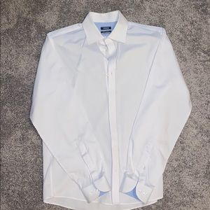 Men’s Izod white long sleeve button down